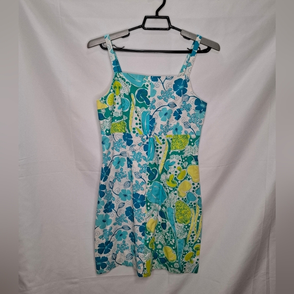 Lilly Pulitzer Gidget Ocean Blue summer dress size 6 - Picture 1 of 9